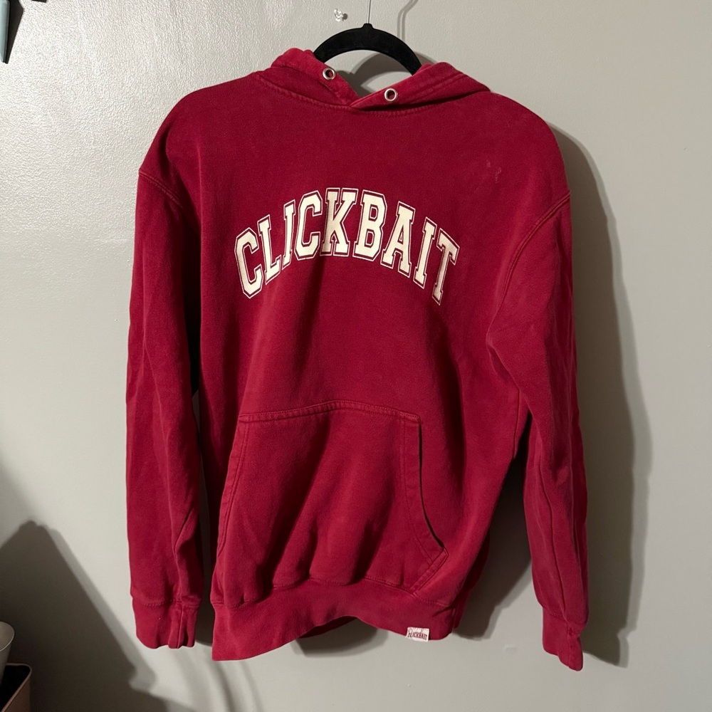 Clickbait Red Hoodie